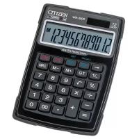 Калькулятор настол.,водонепроницаемый Citizen WR-3000, 12 разр., двойное питание, 106*152*38мм,серый