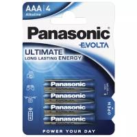 Батарейка Panasonic Evolta AAA/LR03, в упаковке: 4 шт