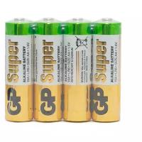 Батарейка GP Super Alkaline AA, в упаковке: 4 шт