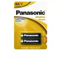 Батарейка Panasonic Alkaline Power AA/LR6, в упаковке: 2 шт