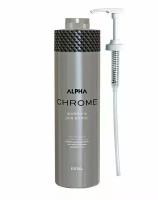 ESTEL мужской шампунь Alpha Homme Chrome, 1000 мл+дозатор