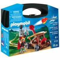 Набор с элементами конструктора Playmobil Knights 9106 Рыцарь с катапультой