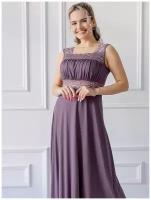 Сорочка Текстильный Край, размер 42, фиолетовый