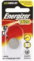 Батарейка CR1620 3В литиевая Energizer в блистере 1шт