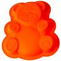 93-SI-FO-20 Ф-ма д/пирога "Медвежонок" 26х23,5х4 см Silicone