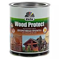 Пропитка декоративная для защиты древесины Dufa Wood Protect бесцветная 0,75 л