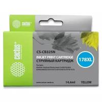 Cartridge ink Cactus CS-CB325N(CS-CB325) №178XL yellow (14.6ml) for HP PS B8553/C5383/C6383/D5463