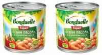 Bonduelle Овощные консервы Фасоль белая в томатном соусе, 400 г, 2 шт