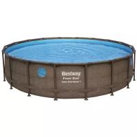 Бассейн Bestway Power Steel Swim Vista Series II в комплекте 56977