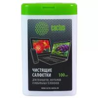 Cactus CS-T1005 влажные салфетки 100 шт. 400 мл, белый