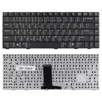 Клавиатура для ноутбука Asus F80, F83, X82 Series. Плоский Enter. Черная, без рамки. PN: V020462IS1