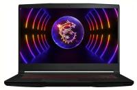 Ноутбук MSI Thin GF63 12UCX-1048XRU 9S7-16R821-1048 (15.6", Core i5 12450H, 8 ГБ/ SSD 256 ГБ, GeForce® RTX 2050 для ноутбуков) Черный