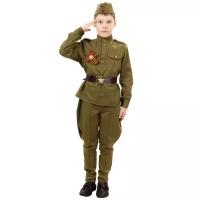 Костюм солдата с брюками галифе, 122 см