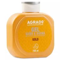 Гель для душа Agrado Gold, 750 мл