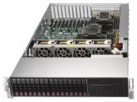 Серверная платформа SuperMicro SYS-2029P-TXRT,2U Rackmount 16x HDD 2.5", X11DPX-T 10x SATA3: RAID 0, 1, 5, 10, 2x 10GBase-T, 2x 1000W