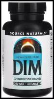 Таблетки Source Naturals DIM, 200 мг, 60 шт