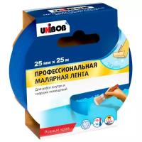 Клейкая лента малярная UNIBOB 46571/89344, 25 мм x 25 м