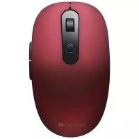 Мышь Canyon 2 in 1 Wireless optical mouse with 6 buttons, DPI 800/1000/1200/1500, 2 mode(BT/ 2.4GHz), Battery AA*1pcs, Red, silent switch for right/left keys, 65.4*112.25*32.3mm, 0.092kg. D1CNSCMSW09R