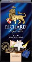 Чай Richard "Royal Black Jasmine", черный с жасмином, 25 пакетиков