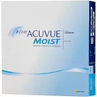 Контактные линзы Acuvue 1-Day Moist, 90 шт., R 9, D -2,25