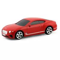 Машинка металлическая Uni-Fortune RMZ City 1:64 The Bentley Continental GT 2018 (цвет красный)