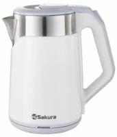 Чайник электрический Sakura SA-2172W с двухслойным корпусом 1.8л