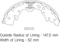 Колодки Тормозные Барабанные Sangsin Brake Sa136 Sangsin brake арт. SA136