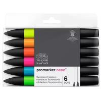 Маркеры художественные Winsor&Newton двухсторонние, Pro, 6 шт (290136)