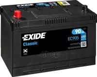 Exide Ec905 Classic_аккумуляторная Батарея! 19.5/17.9 Рус 90Ah 680A 306/173/222 EXIDE арт. EC905