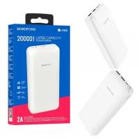 Аккумулятор BOROFONE BJ16A внешний универсальный Power bank 20000 mAh белый