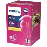 Лампа светодиодная Philips LEDClassic 3000K, E27, G93