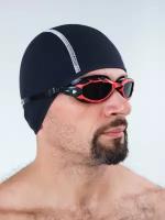 Шапочка для плавания "FASHY Thermal Swim Cap Long", арт.3258-20, неопрен, полиэстер, черный