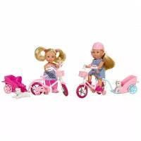 Кукла Evi Simba на велосипеде с собачкой в ассортименте 5730783029