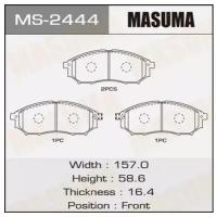 Колодки дисковые Masuma AN-605WK (1/12) MS-2444, MS2444 MASUMA MS-2444
