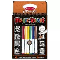 Melissa & Doug Бархатная раскраска. Magic Velvet. Животные (5397)