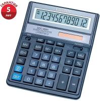 Калькулятор настольный Citizen SDC-888XBL, 12 разр, двойное питание, 158*203*31мм, синий, 1 шт
