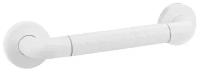 Поручень BRIMIX - ручка прямой, универсальный из нержавеющей стали с белым покрытием