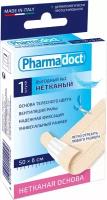 Лейкопластырь Pharmadoct Классический ленточный пластырь 50 Х 6 см на нетканой основе (отрезной)