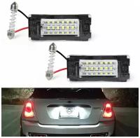 LED подсветка номера MINI Cooper R56 светодиодная 2шт OEM 51132756227