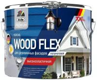 Краска в/д фасадная DUFA Premium Wood Flex для дерева база 1 9л белая, арт. МП00-007342
