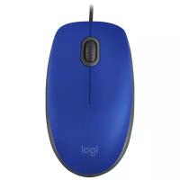 Мышь LOGITECH M110 Silent - BLUE - USB (910-005488)