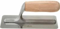 Кельма венецианская из нержав. стали, ручка из древесины бука 0431221 управдом профи (Артикул: 4100003306; Размер 200х80 мм)