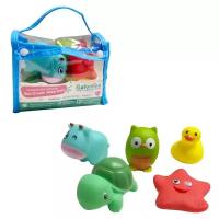 Игрушка для ванной Elefantino Веселые зверята (IT106293), разноцветный