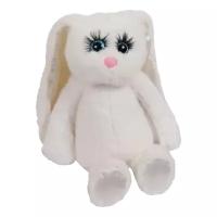Мягкая игрушка ABtoys Реснички Кролик белый, 20 см, белый