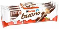 Вафельный батончик Kinder Bueno, 129г