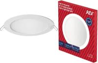 Светильник REV Super Slim Round 28943 2, LED, 24 Вт, 6500, холодный белый, цвет арматуры: белый, цвет плафона: белый