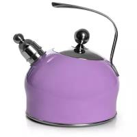 Чайник для кипячения воды PALOMA 2,5л, цвет сиреневый (нерж.сталь)