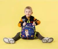 Рюкзак малый для дошкольников SKIP-UT6-6019 Seventeen, Корги в космосе, размер 30 x 26 x 9 см, для девочек