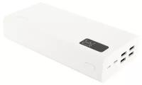 Perfeo Powerbank MOUNTAINS 30000 mAh/LED дисплей/PD + QC 3.0/Type-C/4 USB/Выход: 3A, max 22.5W/White (PF_D0162)