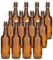 Набор бутылок BUGEL.PRO коричневые, 0,75л, 12шт